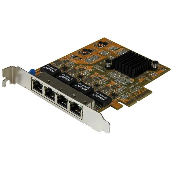 StarTech 4-PORT PCIE GIGABIT NIC/IN — karta sieciowa