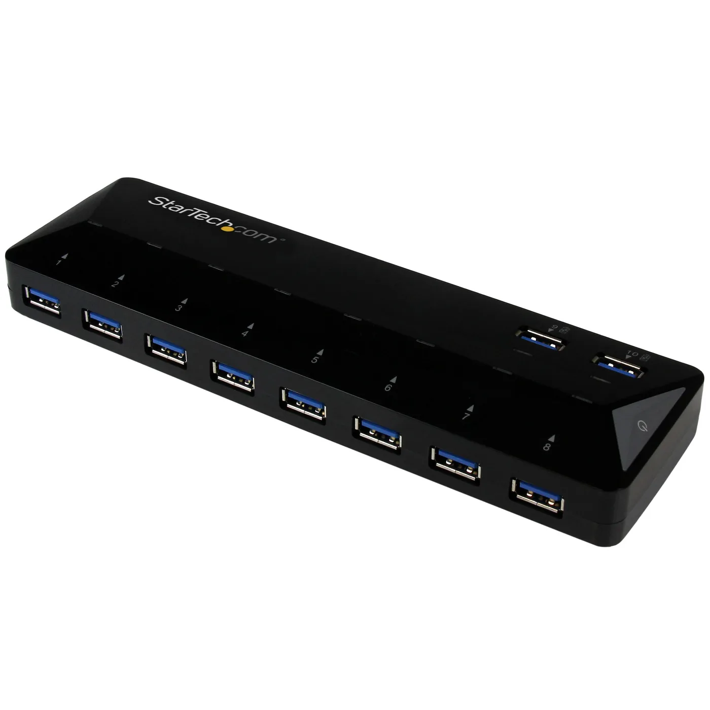 StarTech 10-PT USB 3.0 HUB W/ CHARGING/2X1.5A CHARGE AND SYNC PORTS — hub USB