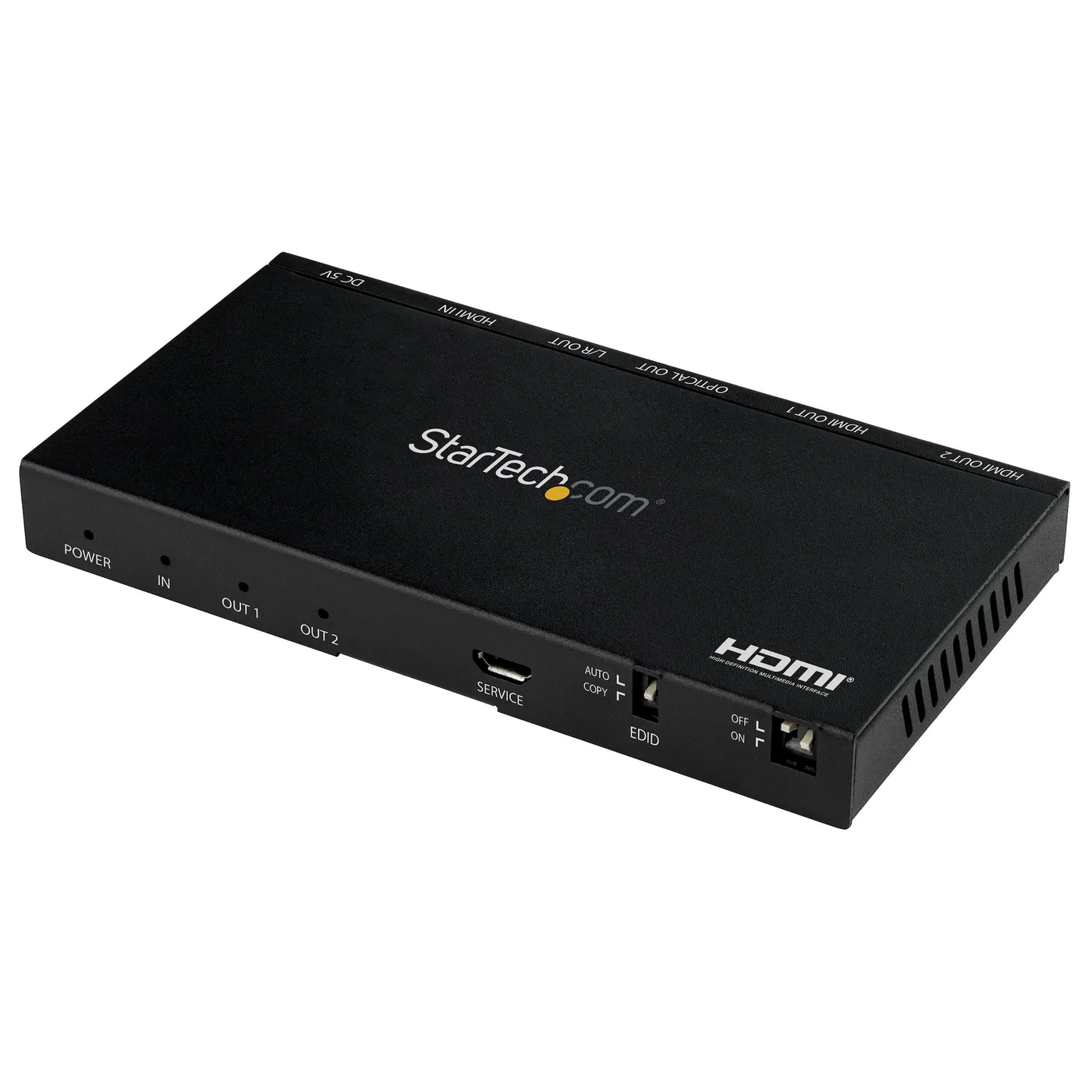 StarTech HDMI SPLITTER - 2 PORT HDMI 2.0/4K 60HZ WITH SCALER - 7.1 SOUND — akcesorium do monitorów