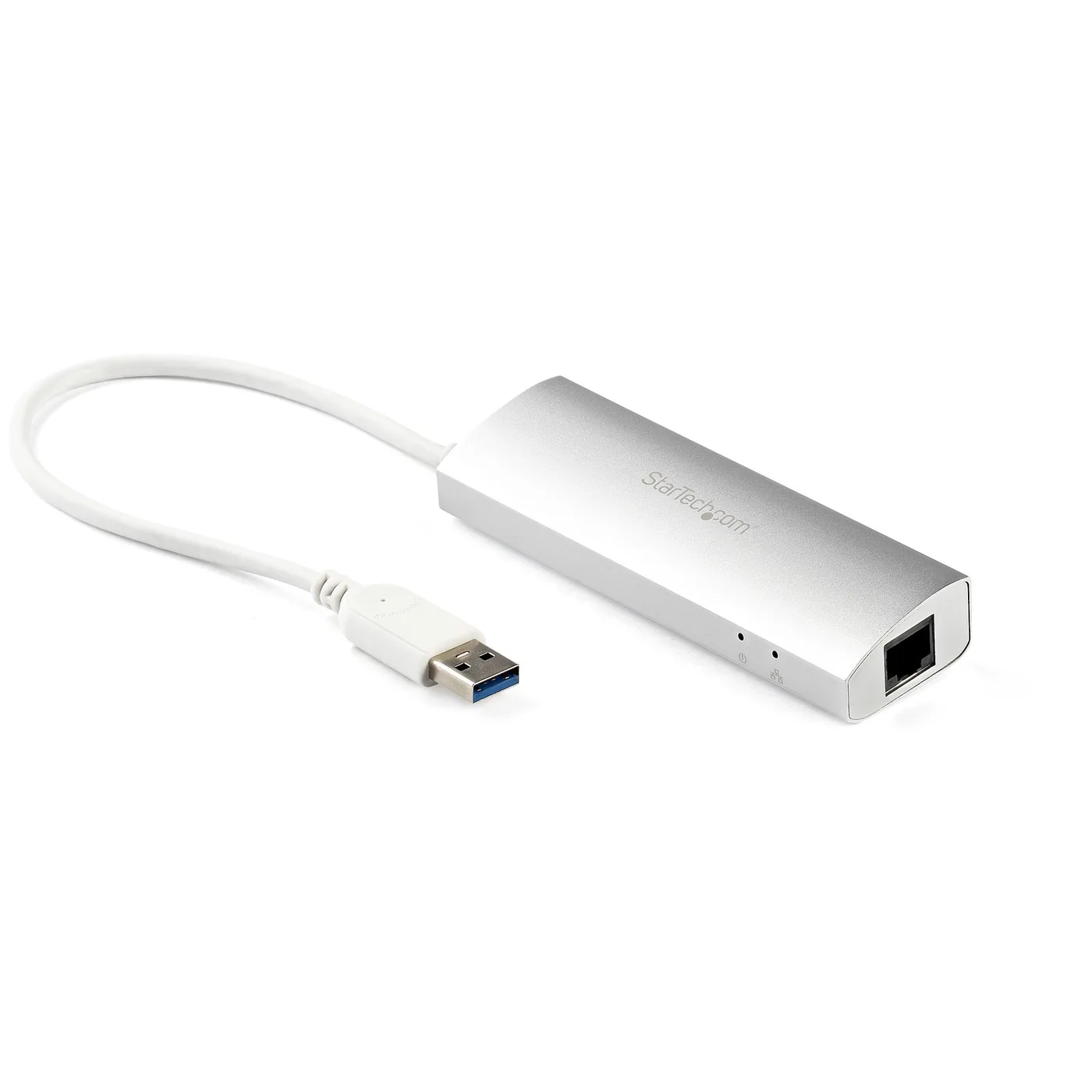 StarTech 3PT PORTABLE USB 3.0 HUB + GBE/IN — hub USB