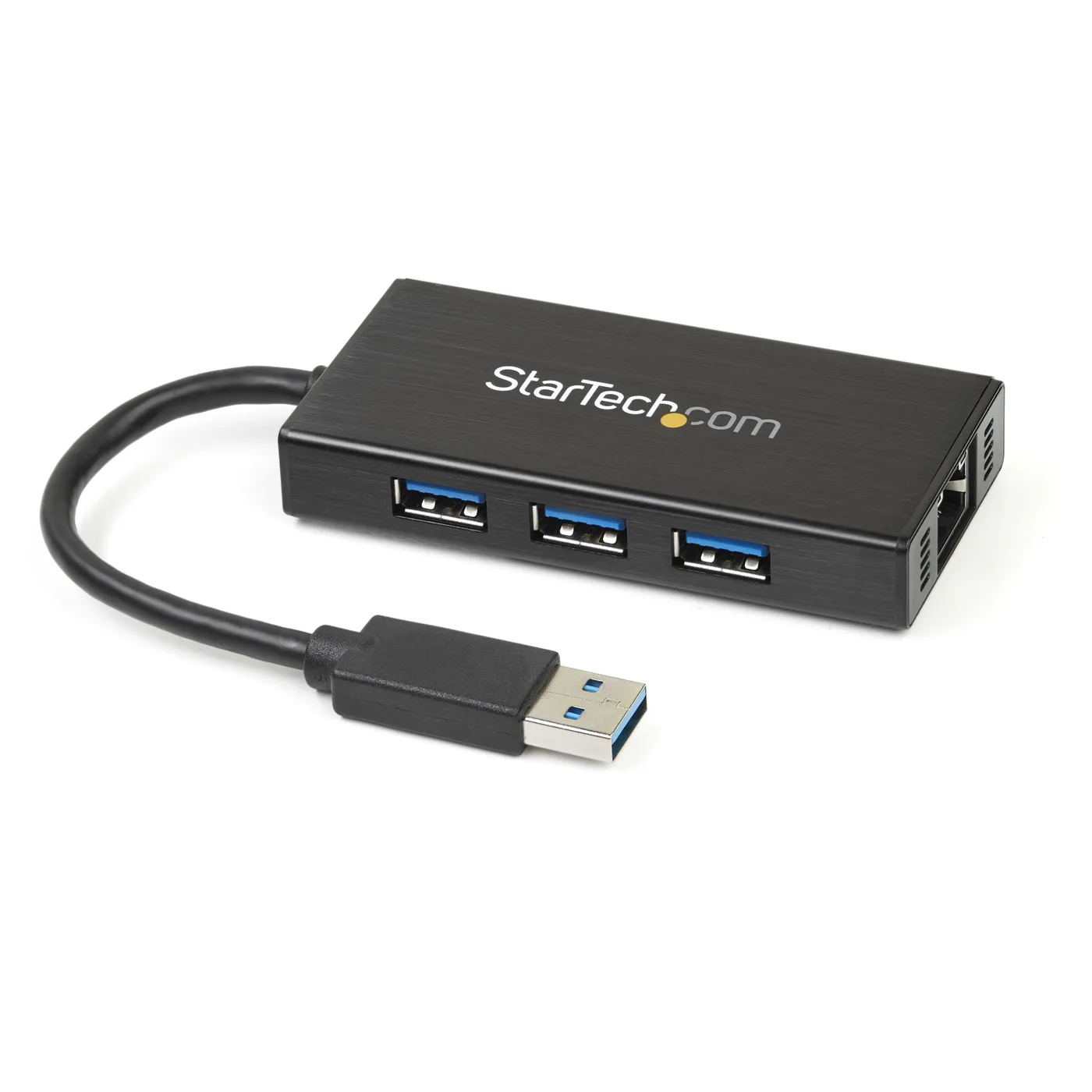 StarTech PORTABLE USB 3.0 HUB W/ GBE/IN — hub USB