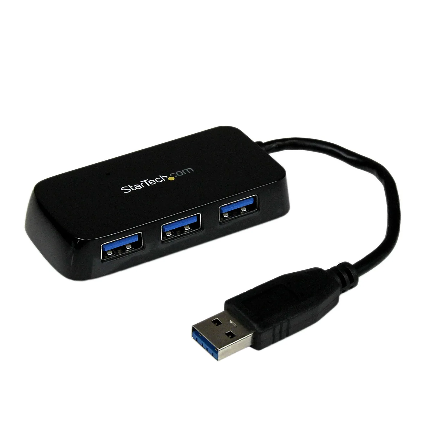 StarTech BLACK 4 PORT MINI USB 3.0 HUB — hub USB