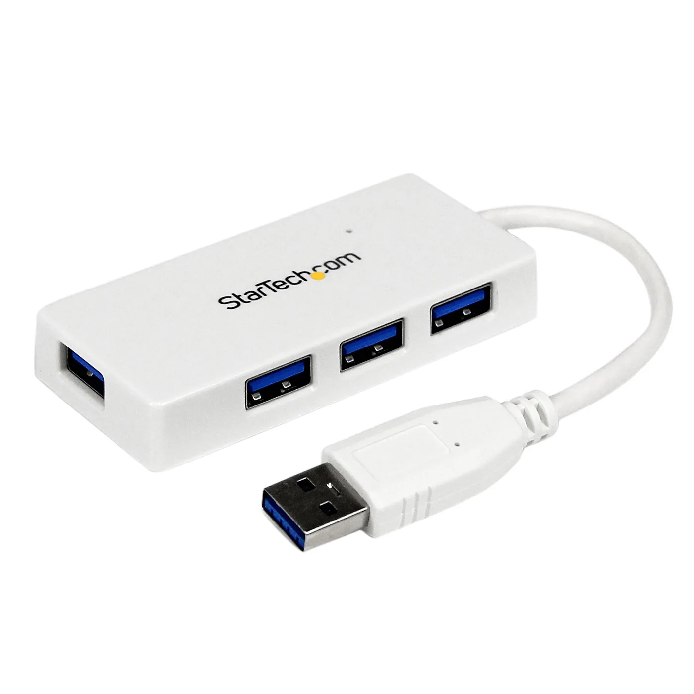 StarTech WHITE 4 PORT MINI USB 3.0 HUB — hub USB