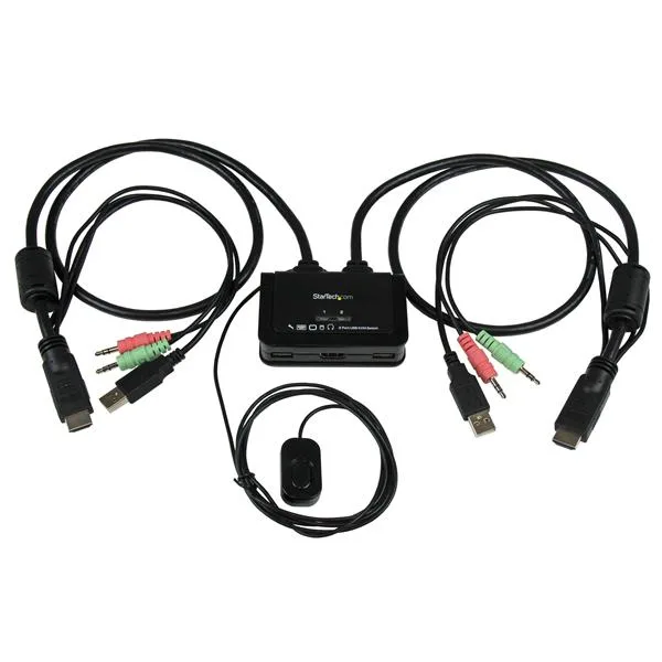 StarTech 2 PORT HDMI CABLE KVM SWITCH/IN — przełącznik KVM