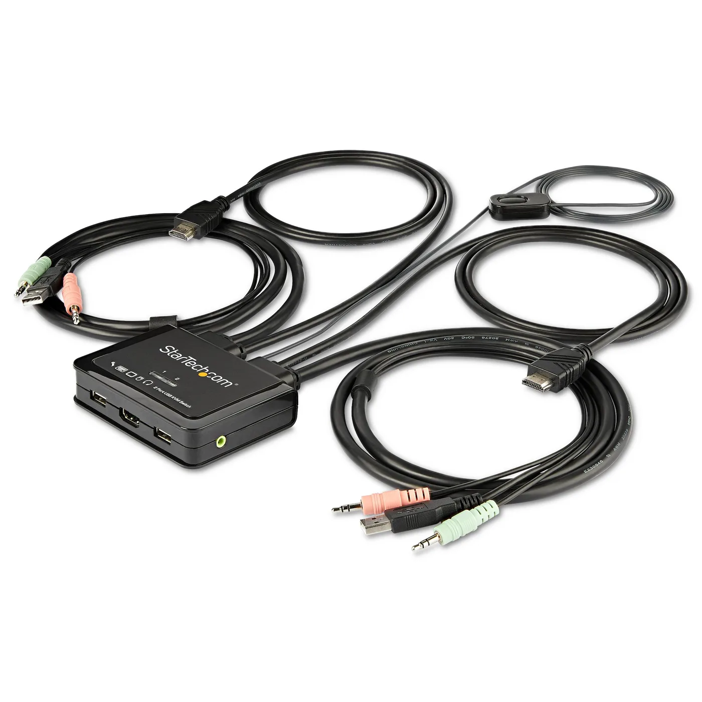 StarTech 2 PORT HDMI KVM SWITCH - 4K60/USB 4K 60HZ - OS INDEPENDENT — przełącznik KVM