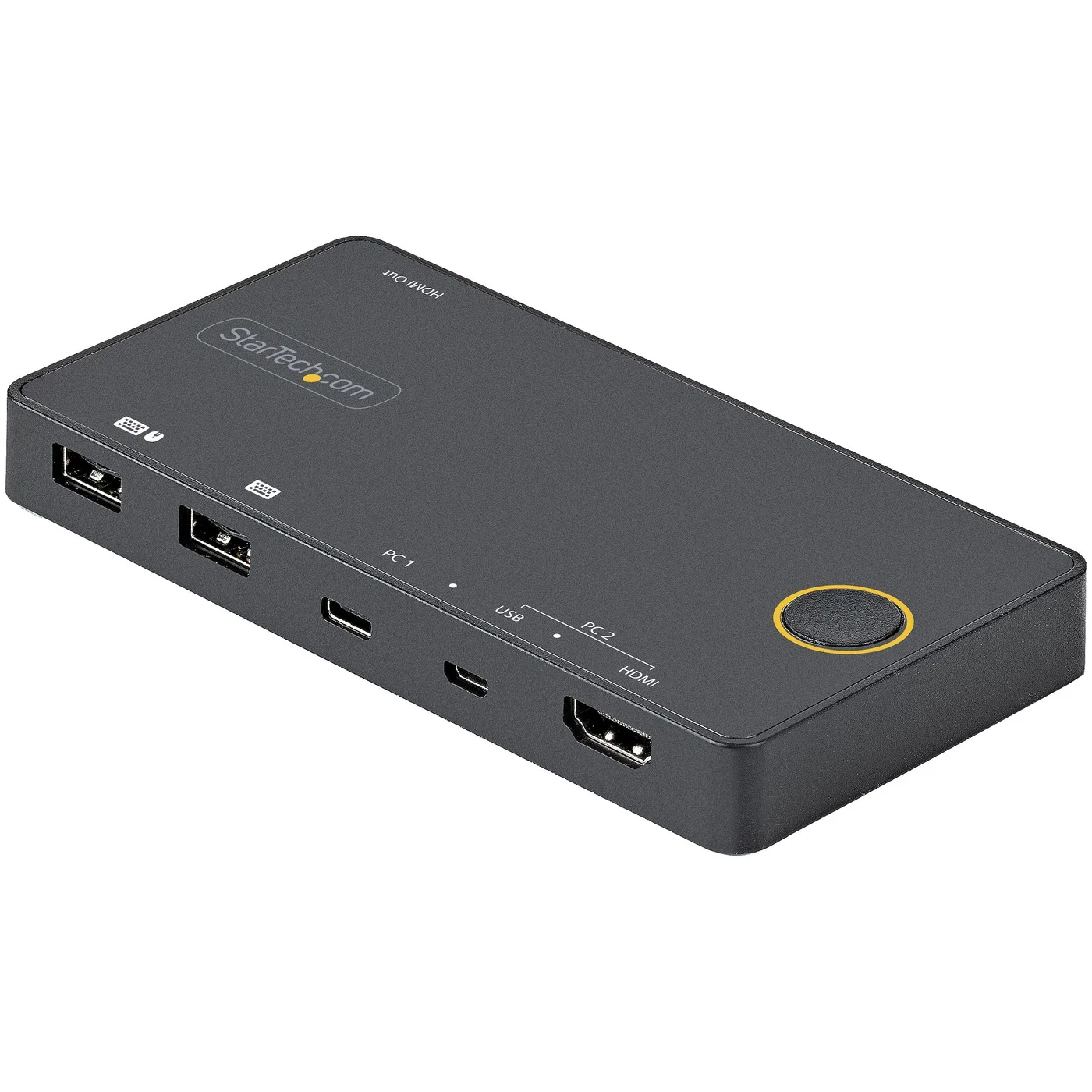 StarTech 2 PORT HYBRID USB-C KVM SWITCH/KVM SWITCH - 4K 60HZ HDMI 2.0 — przełącznik KVM