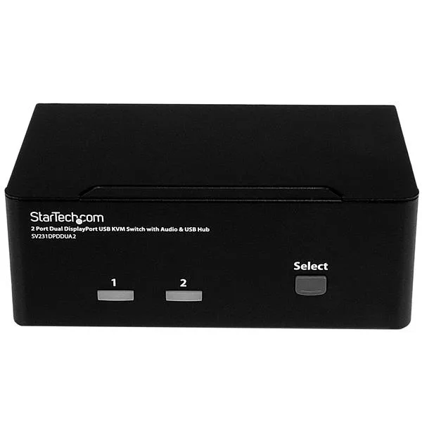 StarTech KVM SWITCH 2-PORTS/DISPLAYPORT COMPUTERS + MONITORS — przełącznik KVM