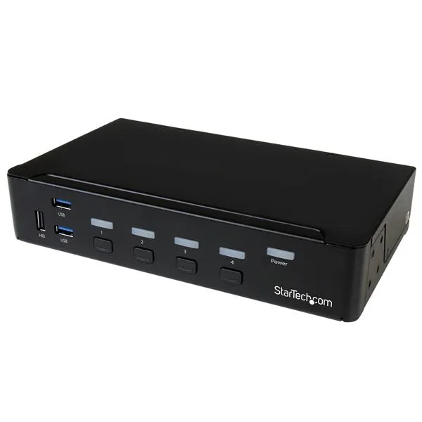 StarTech 4-PORT DP KVM SWITCH - 4K/IN — przełącznik KVM