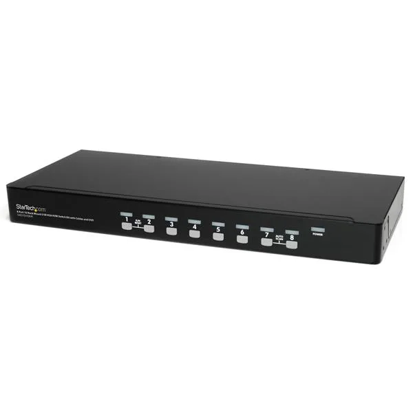 StarTech 8 PORT 1U USB KVM SWITCH KIT/IN — przełącznik KVM