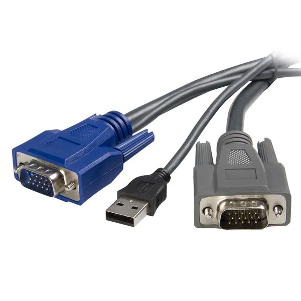StarTech 6 FT USB VGA 2-IN-1 KVM CABLE — kabel USB