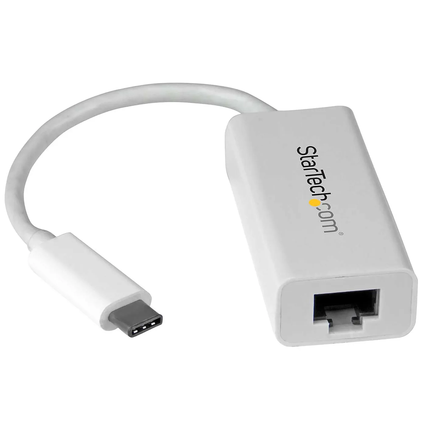 StarTech USB-C TO GIGABIT ADAPTER/W NATIVE DRIVER SUPPORT WHITE — karta sieciowa