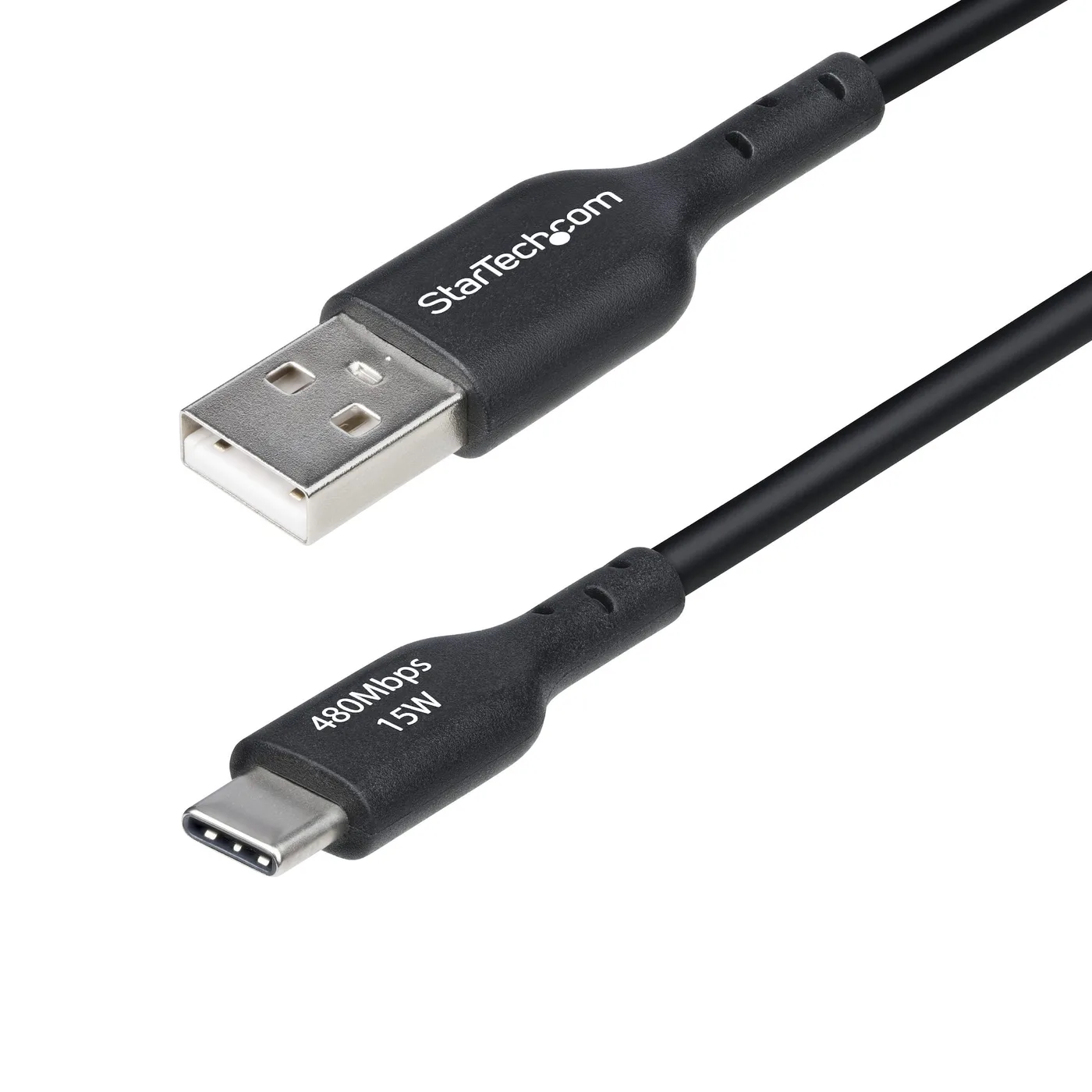 StarTech 1M USB-A TO USB-C CABLE BLACK/CORD USB 2.0 DATA TRANSFER — kabel USB