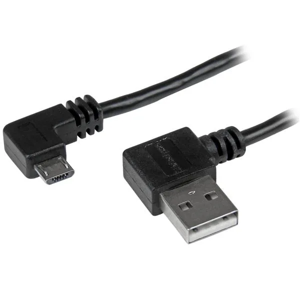 StarTech 3FT RIGHT ANGLE MICRO-USB CBL/M/M WITH RIGHT ANGLE CONNECTORS — kabel USB