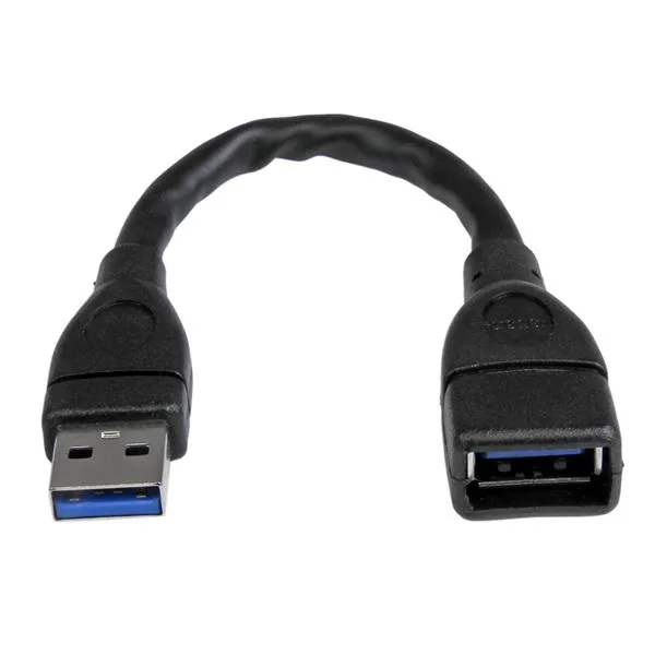 StarTech 6IN USB 3.0 EXTENSION CABLE/A MALE TO A FEMALE EXTENSION — kabel USB