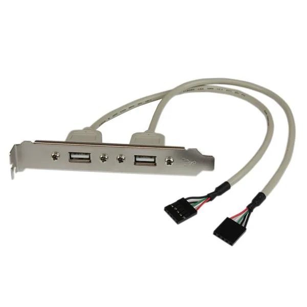 StarTech USB FEMALE SLOT PLATE ADAPTER — kabel USB