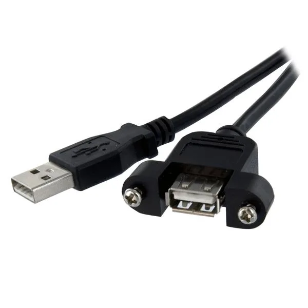 StarTech 3FT PANEL MOUNT USB CABLE A-A — kabel USB