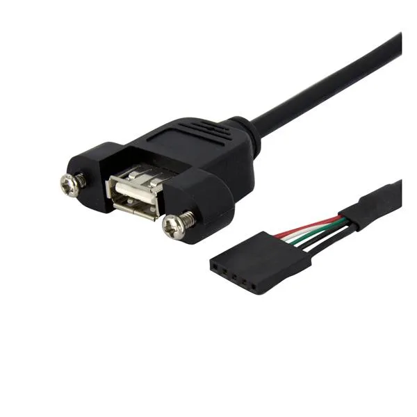 StarTech PANEL MOUNT USB CABLE A/HEADER — kabel USB