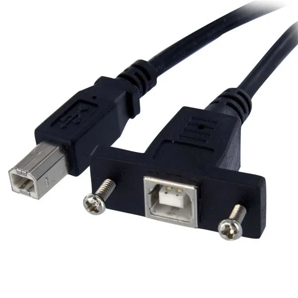StarTech 3FT PANEL MOUNT USB CABLE B-B — kabel USB