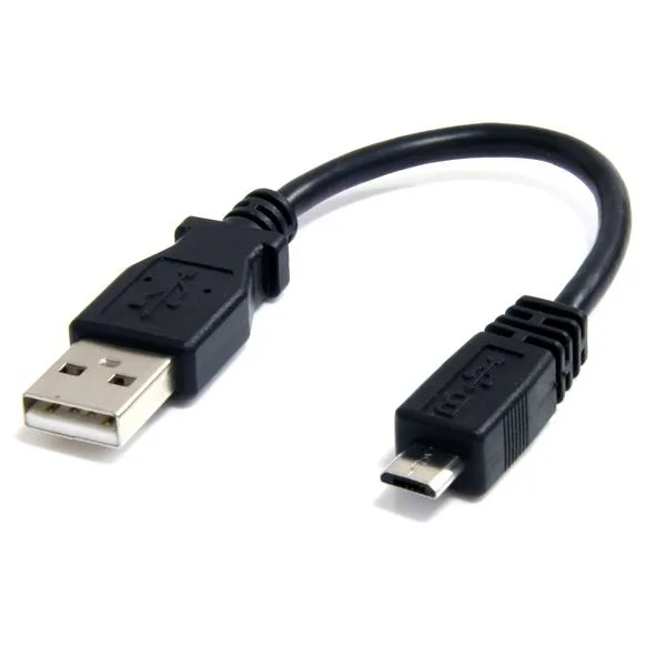 StarTech 6IN USB A TO MICRO B USB CABLE — kabel Ethernet