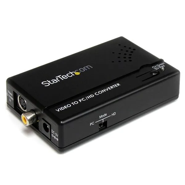 StarTech COMPOSITE S-VIDEO TO VGA — kabel do monitora 60 Hz