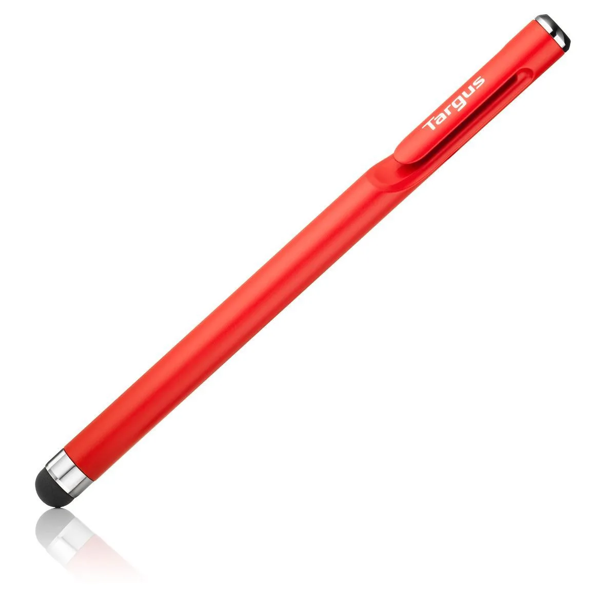 Targus ANTIMICROBIAL STYLUS EMBEDDED/CLIP - RED