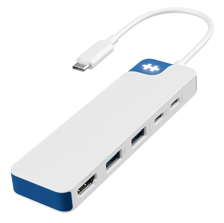Targus HYPERDRIVE FLEX 5 PORT/USB-C HUB (BLUE) — hub USB