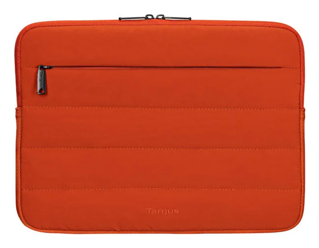 TARGUS PUFFER SLEEVE/13-14IN RUST ORANGE — torba