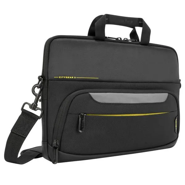 TARGUS CITYGEAR LAPTOP CASE/12-14IN SLIM TOPLOAD BLACK — torba