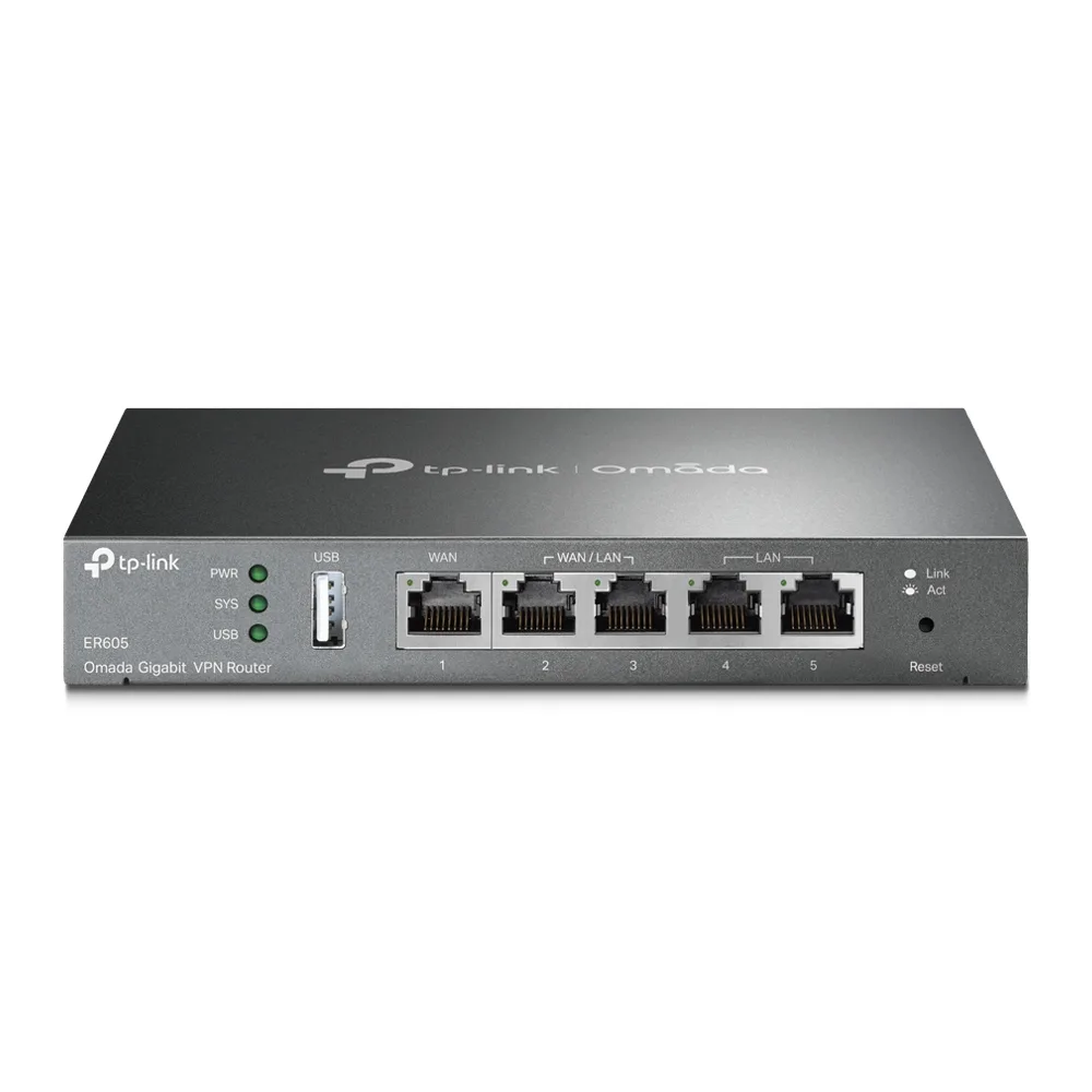 TP-Link GIGABIT MULTI-WAN VPN ROUTER 1X/GB WAN 3X GB LAN/WAN 1X LAN — router bezprzewodowy