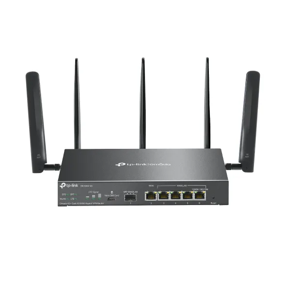 TP-Link OMADA 4G+ AX3000 VPN ROUTER/1SFP 1 WAN PORT 4 WAN/LAN — router