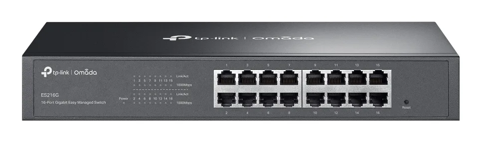TP-Link 16-PORT 1G EASY MANAGED SWITCH/MANAGED SWITCH — przełącznik LAN zarządzalny 16 portów