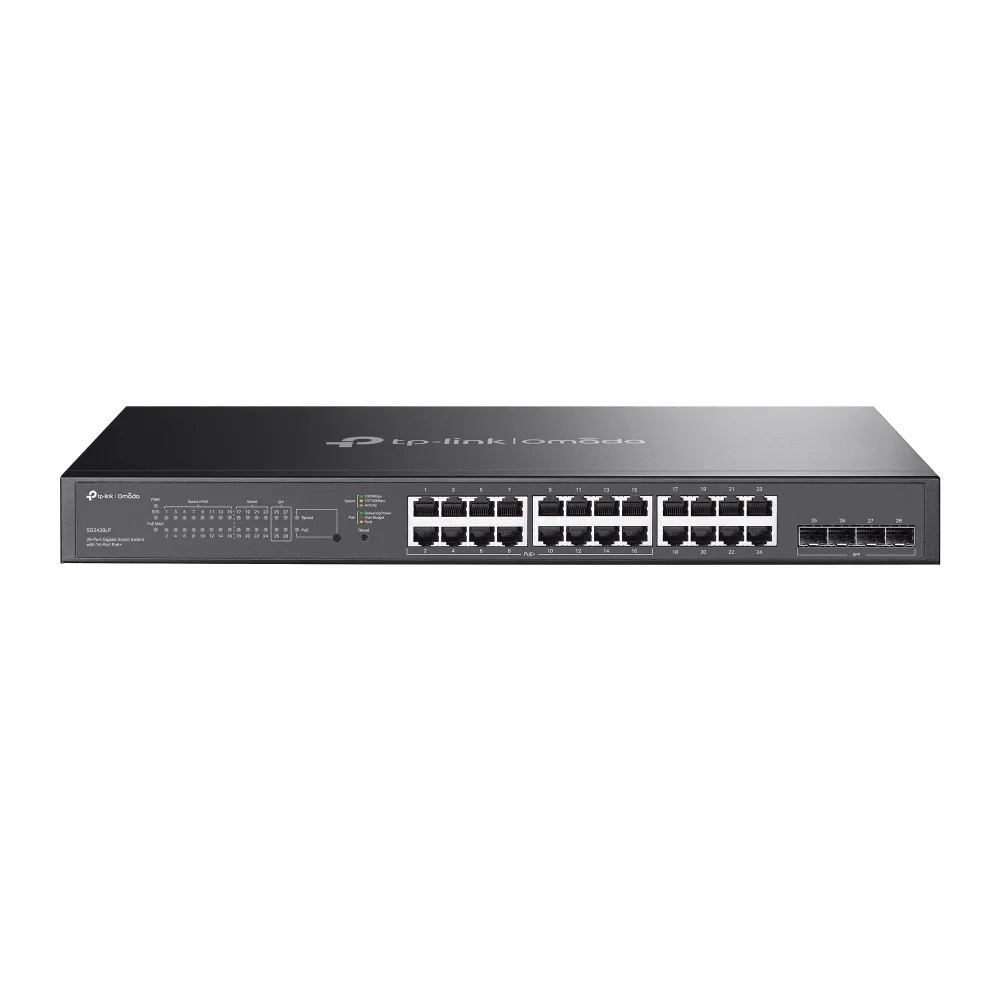 TP-Link OMADA 28-PORT 1G SMART SWITCH/WITH 16-PORT POE+ — przełącznik LAN niezarządzalny 24 portów