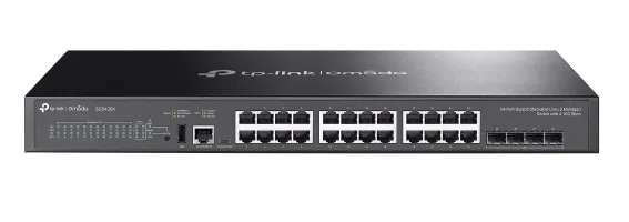 TP-Link 24-PORT 1G MANAGED SWITCH/STACKABLE LITE L3 WITH 4X SFP+ — przełącznik LAN zarządzalny 24 portów