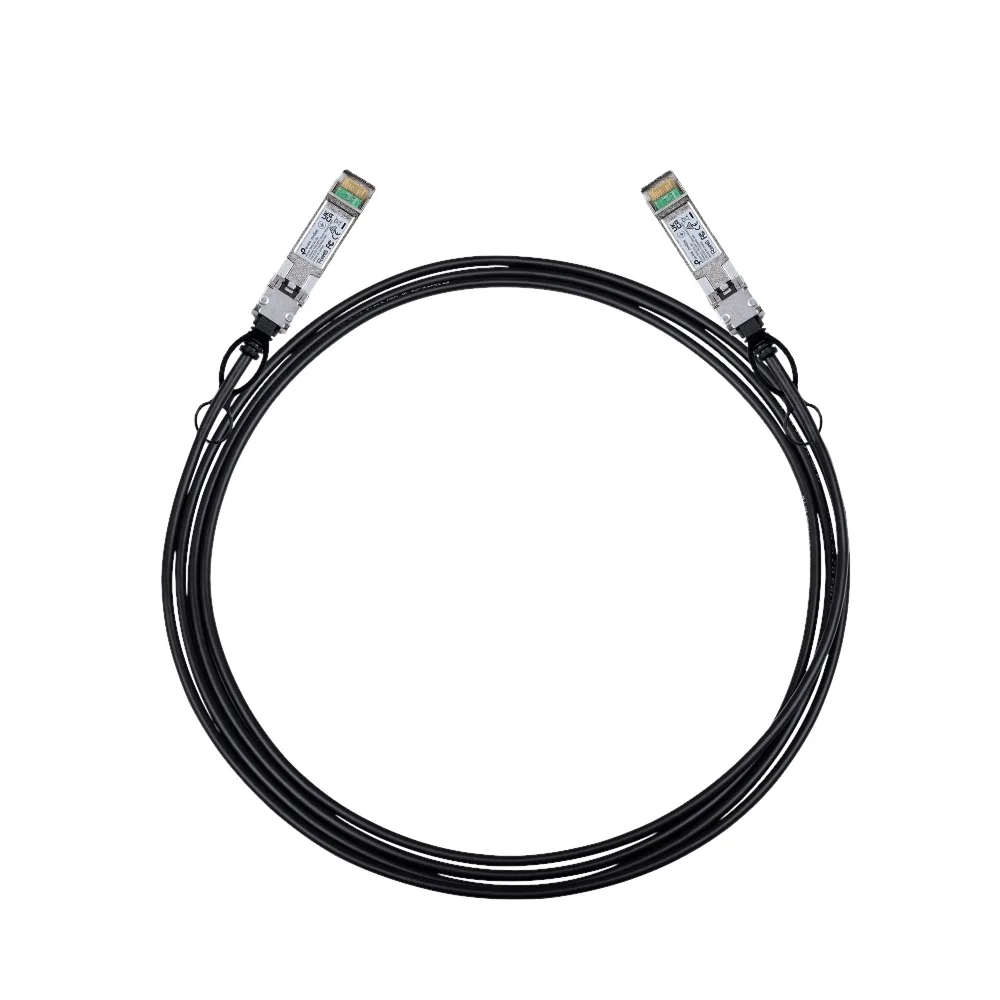 TP-Link 3M DIRECT ATTACH SFP+ CABLE/FOR10 GIGABIT CONNECTIONS — kabel światłowodowy