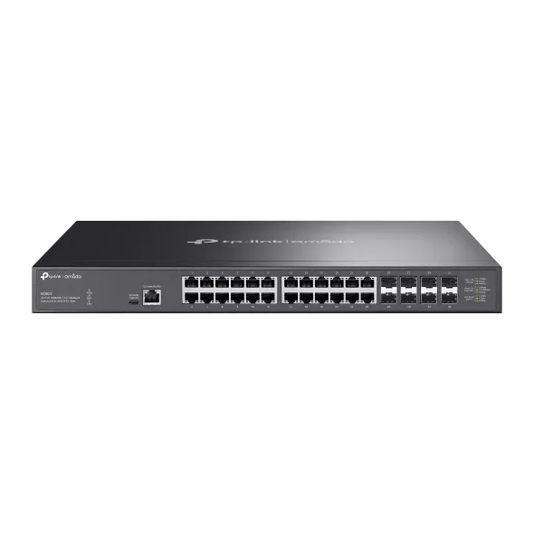 TP-Link 24-PORT 10G L2+ MANAGED SWITCH/24X10G 8X SFP+ — przełącznik LAN zarządzalny 24 portów