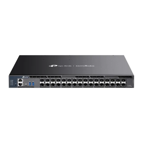 TP-Link 32-PORT OMADA 10G L3 SWITCH/FULL SFP+ STACKABLE 6X 25G SFP28 — przełącznik LAN zarządzalny