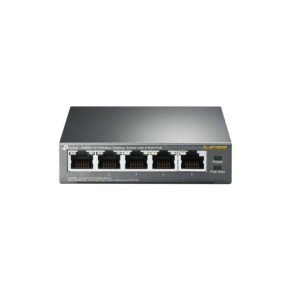 TP-Link 5PORT 10/100MBPS DESKTOP SWITCH — przełącznik LAN zarządzalny 5 portów
