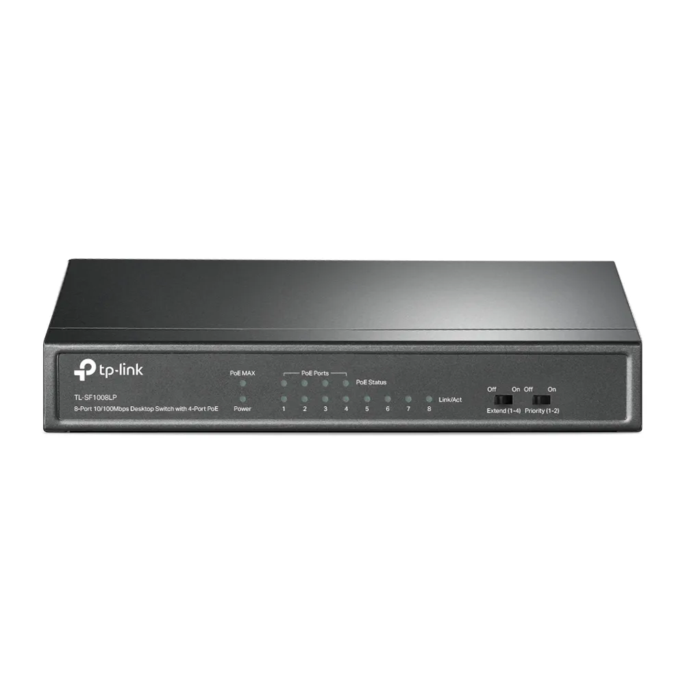 TP-Link 4-PORT POE FE DESKTOP SWITCH — przełącznik LAN niezarządzalny 8 portów