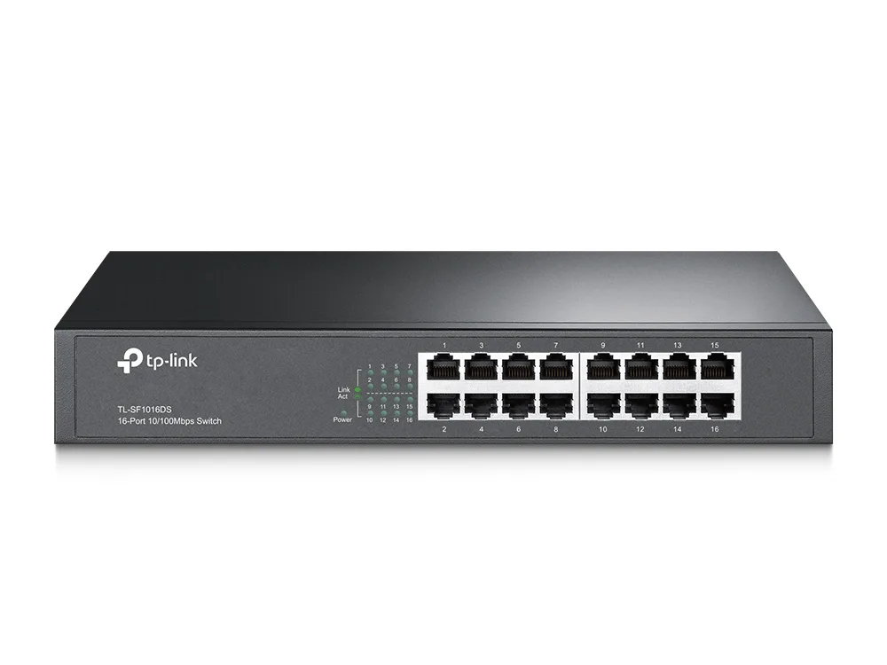 TP-Link TL-SF1016DS V3.0 16-PORT/SWITCH 16 10/100MBPS-RJ45-PORTS — przełącznik LAN niezarządzalny 16 portów