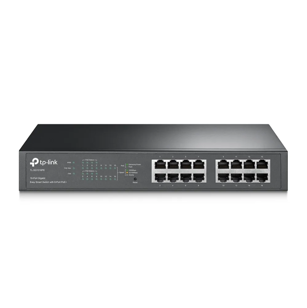 TP-Link 16-P GIGABIT DESKTOP/RACKMOUNT — przełącznik LAN niezarządzalny 16 portów PoE+