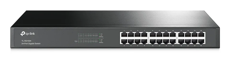 TP-Link TL-SG1024 UNMANAGED PURE/GIGABIT SWITCH 24 10/100/1000M — przełącznik LAN niezarządzalny 24 portów