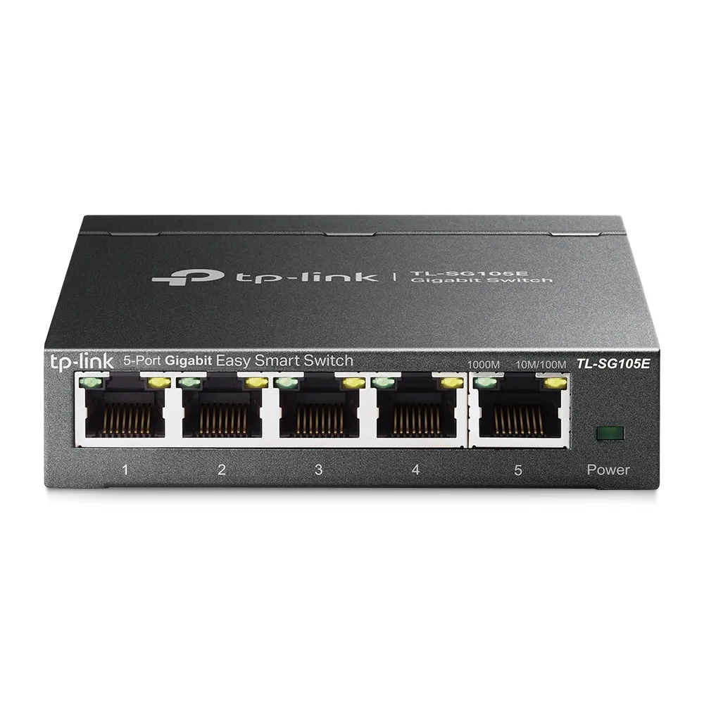 TP-Link TL-SG105E 5-PORT GBIT/EASY SMART SWITCH — przełącznik LAN niezarządzalny 5 portów