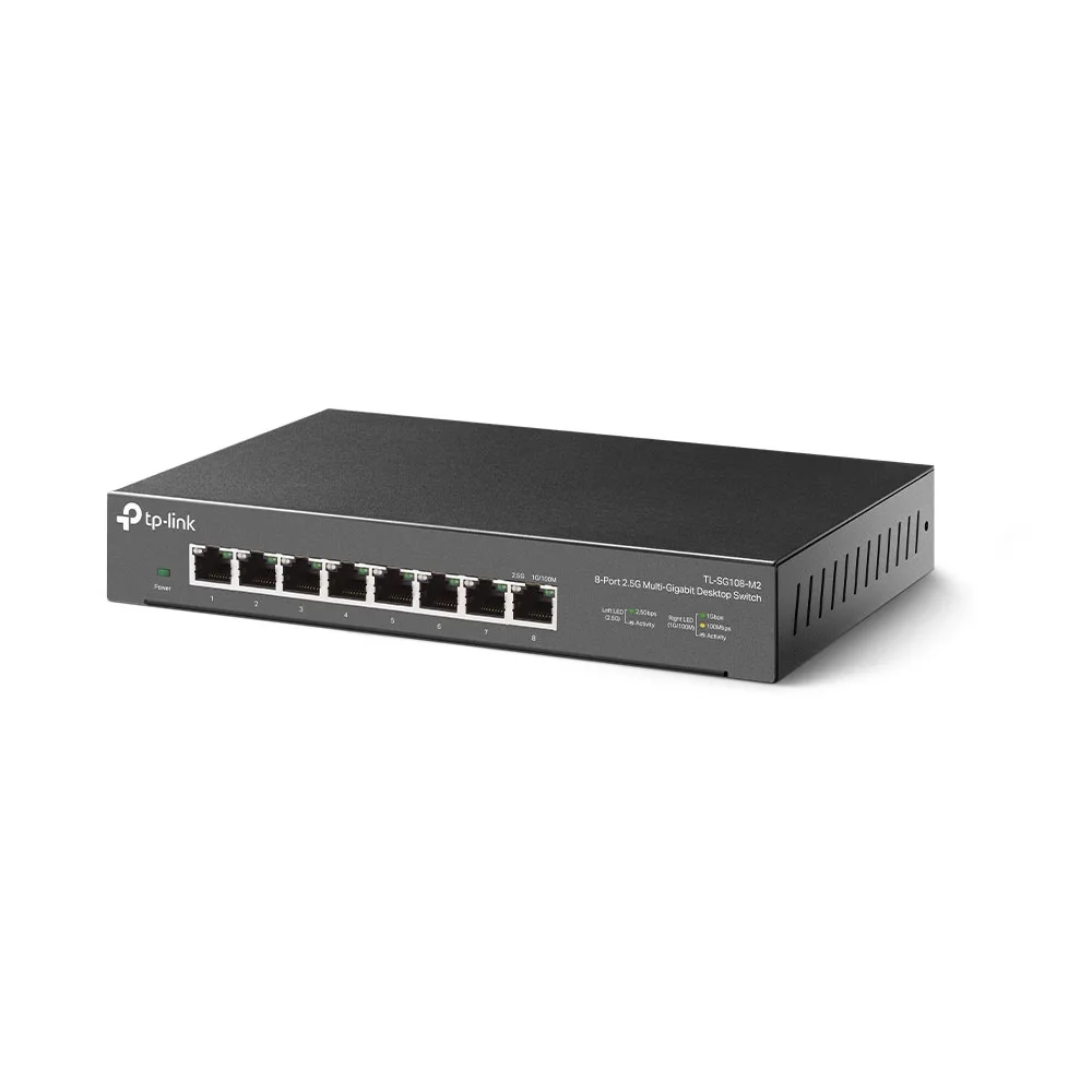 TP-Link 8-PORT 2.5G MULTI-GB SWITCH/8X 2.5G RJ45 PORTS — przełącznik LAN zarządzalny 8 portów