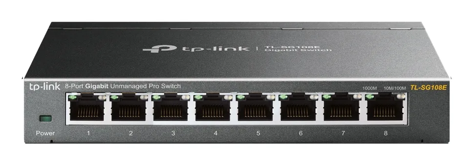 TP-Link TL-SG108E 8-PORT-GB EASY SMART/SWITCH — przełącznik LAN niezarządzalny 8 portów