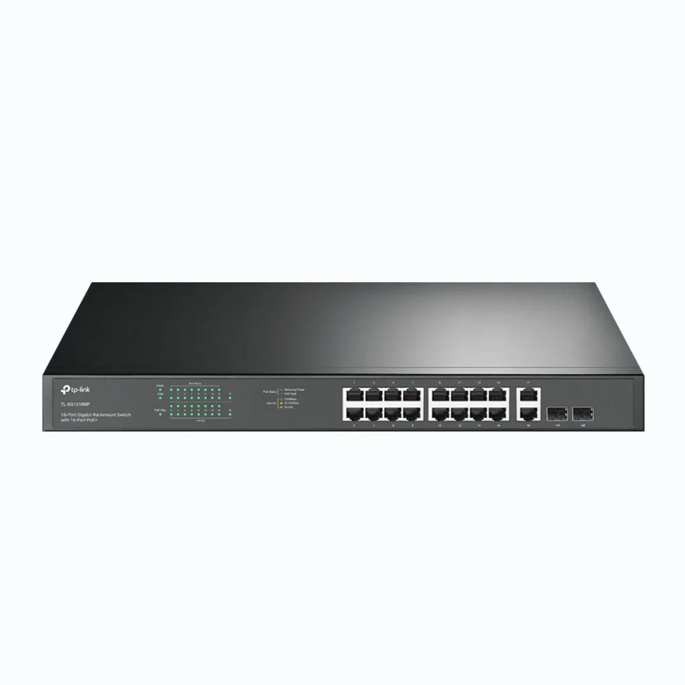 TP-Link 18-PORT GIGABIT POE SWITCH/WITH 16-PORT POE+ — przełącznik LAN zarządzalny 18 portów