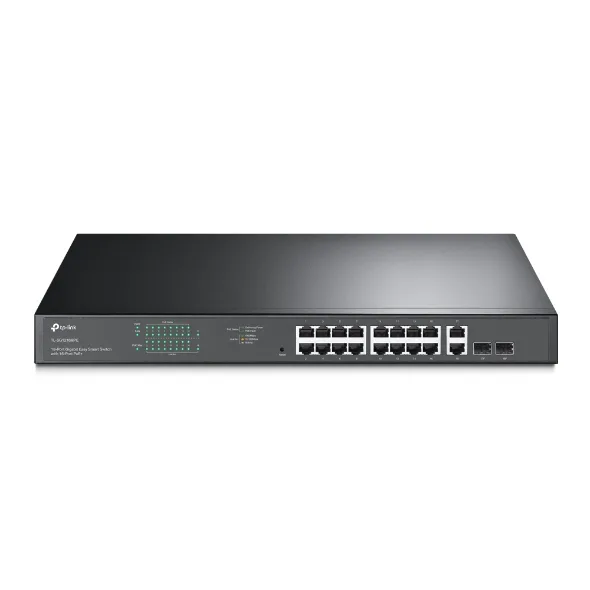 TP-Link 16-P.GB POE+ EASY SMART SWITCH — przełącznik LAN zarządzalny 18 portów