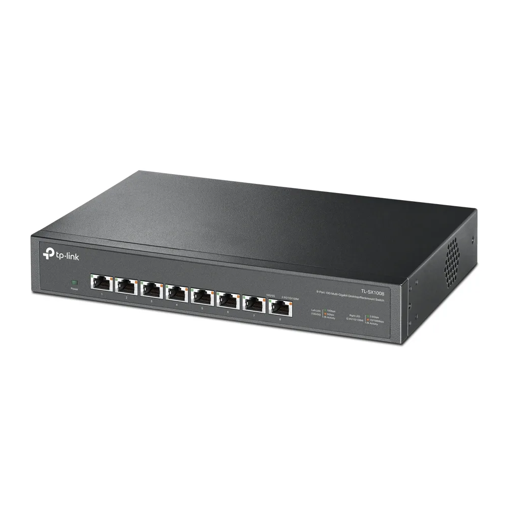 TP-Link 8-PORT 10G MULTI-GIGABIT SWITCH/8 10G RJ45 PORTS — przełącznik LAN zarządzalny 8 portów
