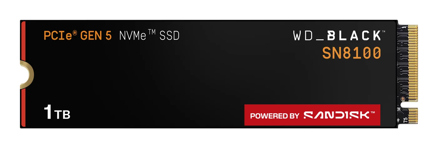 Western Digital WD BLACK SN8100 1TB SSD/GEN 5 M.2 2280 — dysk SSD