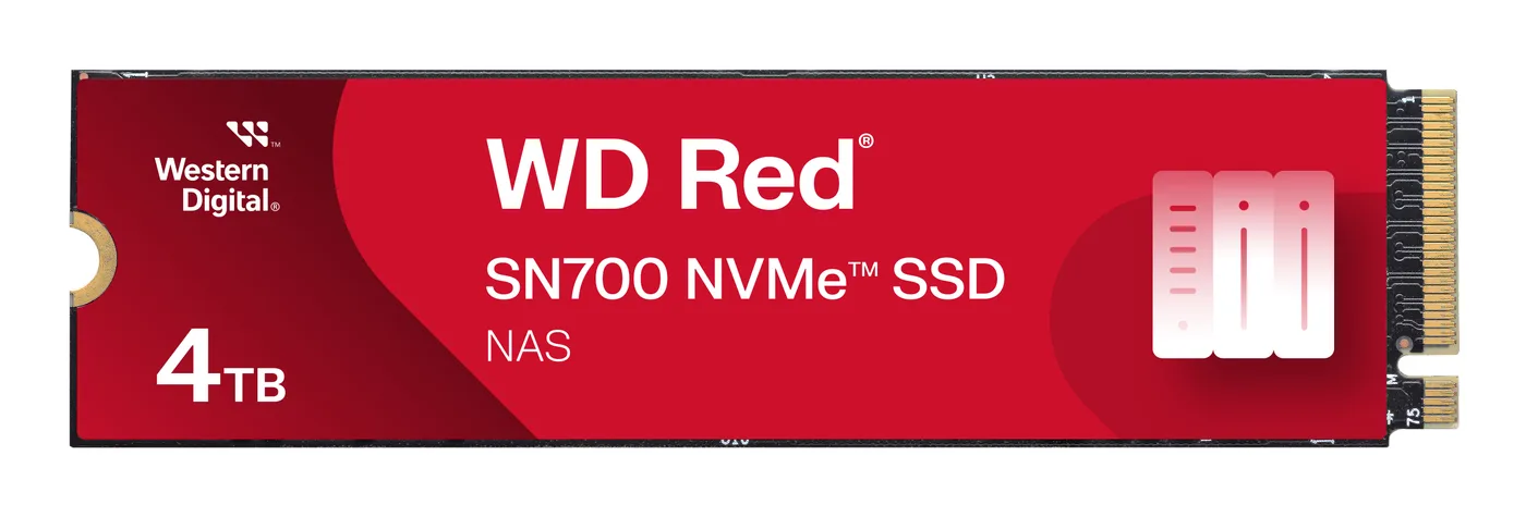 Western Digital RED SN700 NVME SSD 4TB M.2 PCIE/GEN3 5Y WARRANTY — dysk SSD