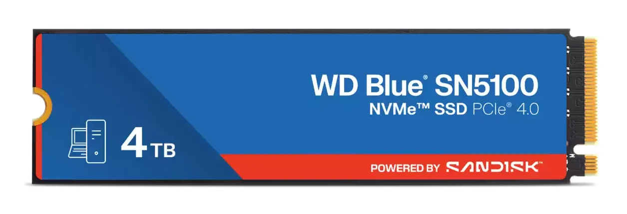 Western Digital WD BLUE SN5100 4TB SSD M.2 2280 — dysk SSD